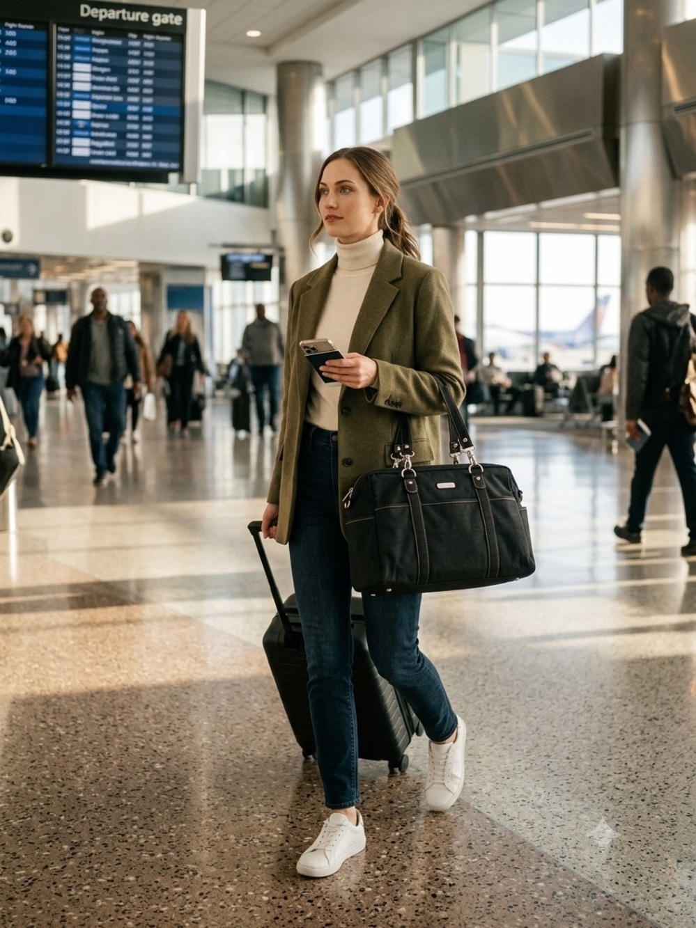 Baggalini’s Everyday Black Travel Weekender Bag for Women
